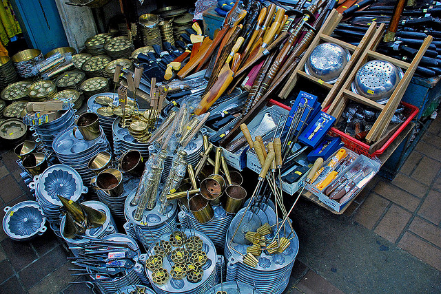 Terengganu Brass Handicraft at Pasar Payang.